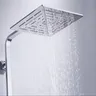 Pommeau de douche pluie carré en acier inoxydable – vue 3