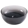 Vasque ronde verre fumé brillant courbes lisses rebord… – vue 2