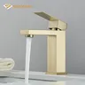 Senlesen robinet de salle de bains en or brossé – vue 2
