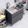 Armoire de salle de bain en acier inoxydable – vue 3