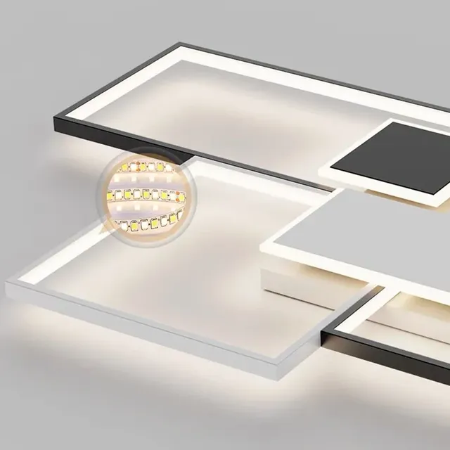 Dimmable 2025 nouveaux lustres LED modernes plafonniers… – vue 6