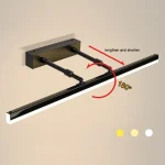 Applique murale moderne à LED pour miroir, éclairage intérieur, décor de chambre à coucher et de salon, AC85-265V, 60cm, 80cm