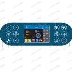 Panneau de commande de spa tactile Whirlpool pour baignoires et palettes à remous, contrôleur de jacuzzi avec accessoires de massage et de vidange Whirlpool