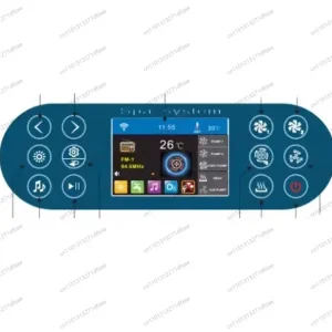 Panneau de commande de spa tactile Whirlpool pour baignoires et palettes à remous, contrôleur de jacuzzi avec accessoires de massage et de vidange Whirlpool Panneau de commande de spa tactile Whirlpool pour baignoires et palettes à remous, contrôleur de jacuzzi avec accessoires de massage et de vidange Whirlpool