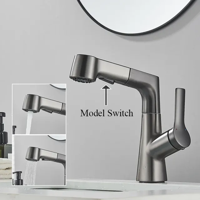 Robinet d'évier de lavabo extractible – vue 4