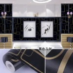 Papier peint mignon DIY – Panneaux muraux imperméables à nouveau modèle pour décoration de chambre à coucher, de salon et de dortoir