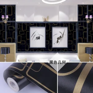 Papier peint mignon DIY – Panneaux muraux imperméables à nouveau modèle pour décoration de chambre à coucher, de salon et de dortoir