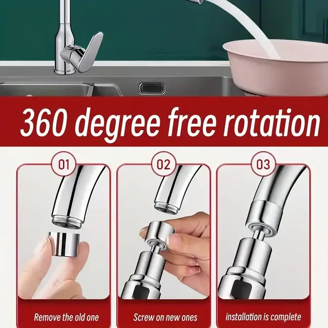 Robinet cuisine inox chromé douchette extractible tête… – vue 6