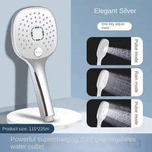 Pommeau de douche, buse supérieure, buse de pression, pomme de douche simple à main, pomme de douche à buse unique