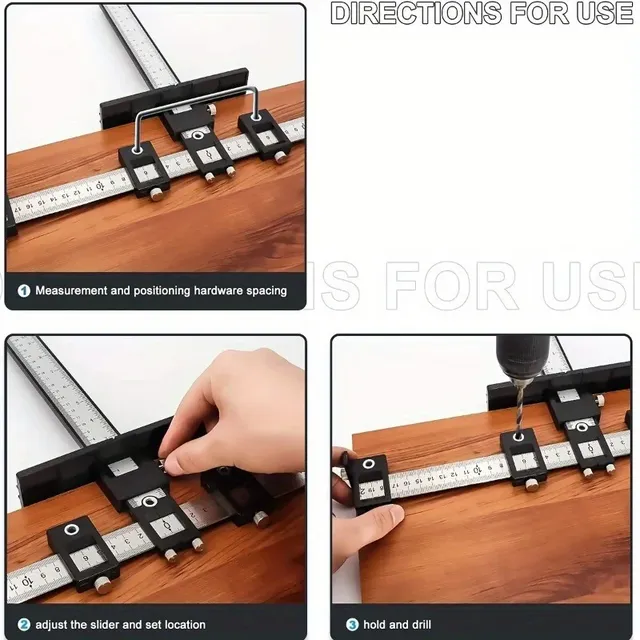 Guide perçage réglable menuiserie gabarit T aluminium… – vue 6