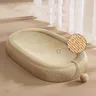 Lit à gratter ovale pour chat – vue 1