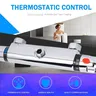 Mélangeur de douche thermostatique chromé moderne – vue 2