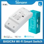 SONOFF BASICR4 WiFi commutateur bricolage universel disjoncteur relais module minuterie maison intelligente commutateur magique Mode eWeLink télécommande sans fil