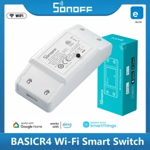 SONOFF BASICR4 WiFi commutateur bricolage universel disjoncteur relais module minuterie maison intelligente commutateur magique Mode eWeLink télécommande sans fil SONOFF BASICR4 WiFi commutateur bricolage universel disjoncteur relais module minuterie maison intelligente commutateur magique Mode eWeLink télécommande sans fil