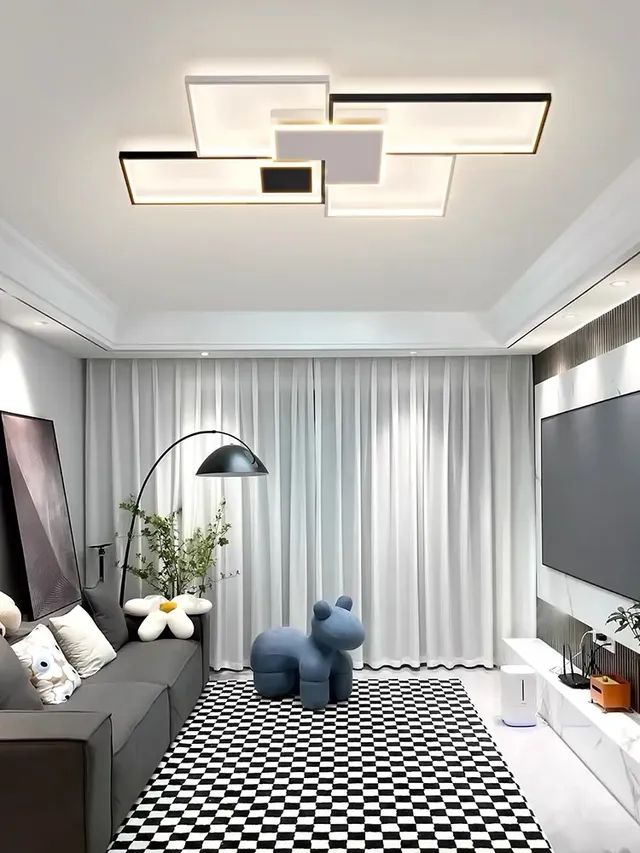 Dimmable 2025 nouveaux lustres LED modernes plafonniers… – vue 2