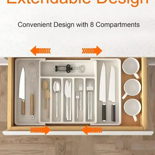Organisateur tiroir cuisine extensible réglable range… – vue 2
