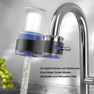 Filtre supporter ficateur d’eau du robinet, remplacement lavable, longue durée, en céramique, aérateur de centre commercial avec 2 filtres Filtre supporter ficateur d’eau du robinet, remplacement lavable, longue durée, en céramique, aérateur de centre commercial avec 2 filtres