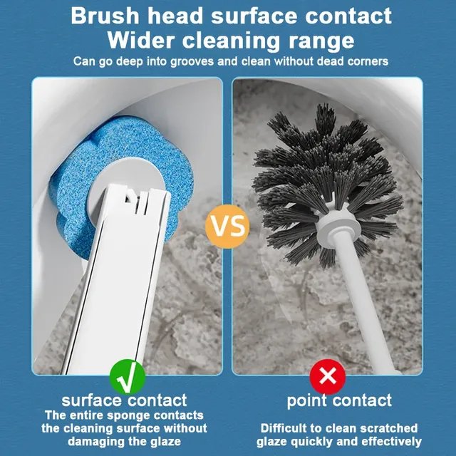 Brosse de toilette jetable à Long manche – vue 2