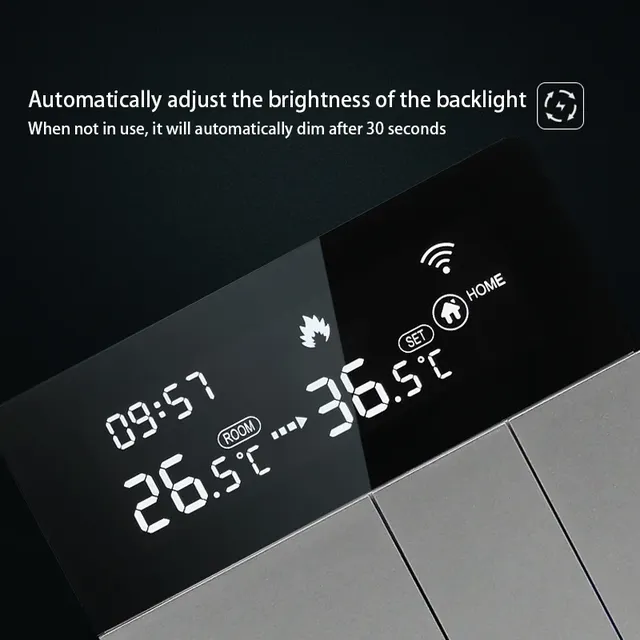 Thermostat de sol chaud Wifi – vue 3