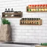 Étagère murale bois flottante rustique chêne vieilli… – vue 1