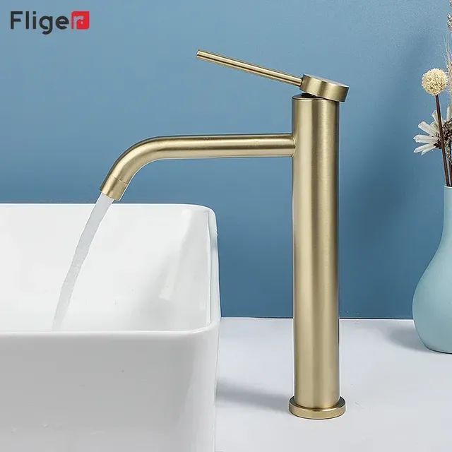 Fliger or noir robinet de salle de bains grand bassin… – vue 3