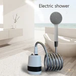 Douche Portable Camping douche extérieure douche électrique à main alimenté par batterie pomme de douche compacte à main Rechargeable