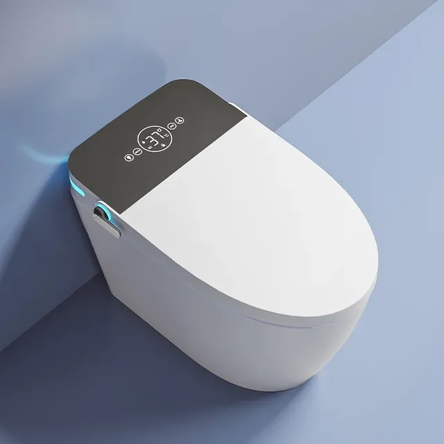 Toilette intelligente automatique sans bords compact…