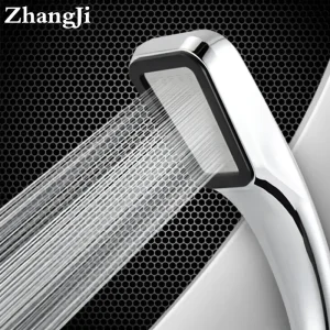 ZhangJi 300 trous haute pression pomme de douche pluie économiseur d’eau 3 couleurs chrome noir blanc buse de pulvérisation Accessoires de salle de bains ZhangJi 300 trous haute pression pomme de douche pluie économiseur d’eau 3 couleurs chrome noir blanc buse de pulvérisation Accessoires de salle de bains