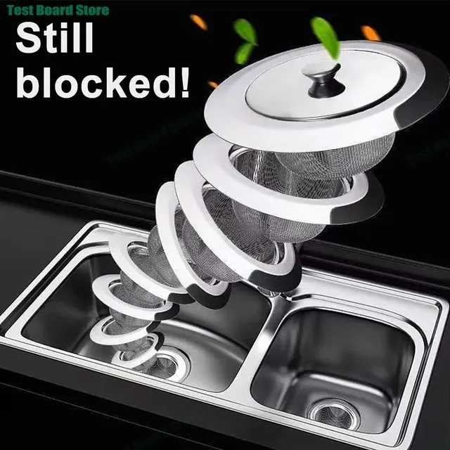 Filtre d'évier de cuisine en acier inoxydable – vue 4