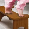 Tabouret de toilette en bambou – vue 3