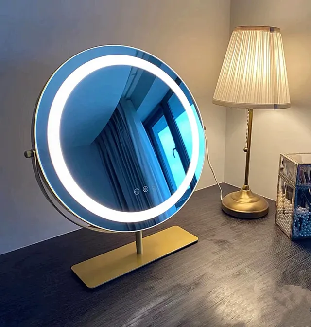 Miroir de Maquillage de Vanité Éclairé avec Lumières… – vue 2