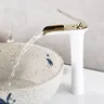 Robinets de lavabo dorés cascade robinet de salle de… – vue 3