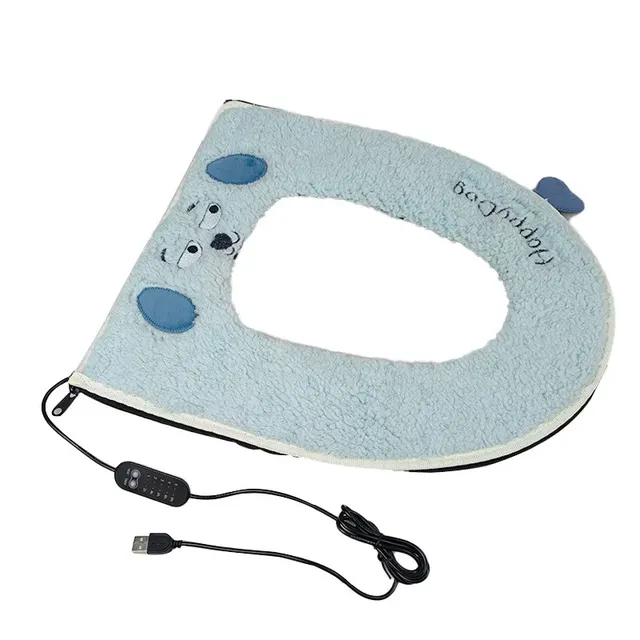 Housse siège chauffante USB lavable velours clair… – vue 6
