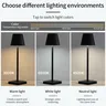 Lampe table rechargeable diodes tactile dimmable trois… – vue 4