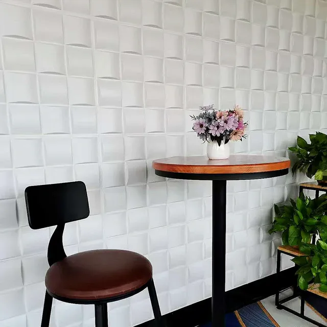 30x30 cm panneau mural 3D géométrique solide 3d pierre… – vue 3