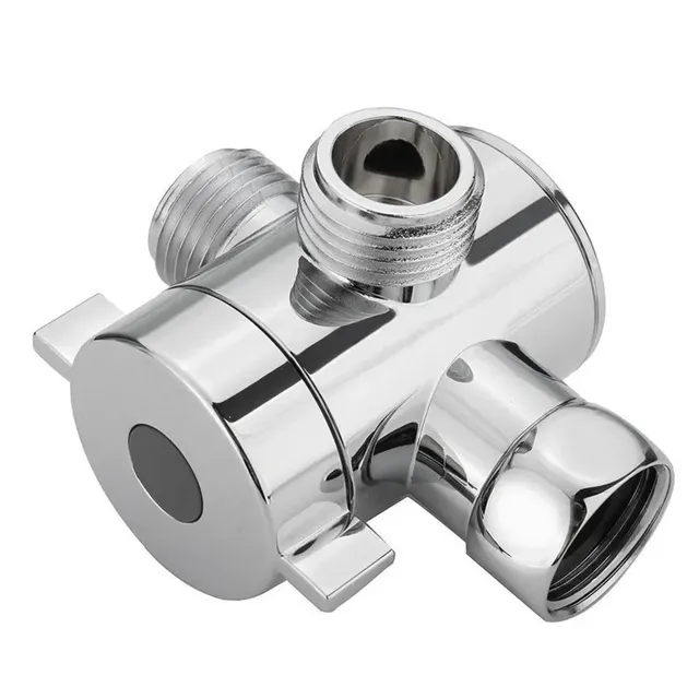 Inverseur trois voies chromé poli compact cylindrique… – vue 5