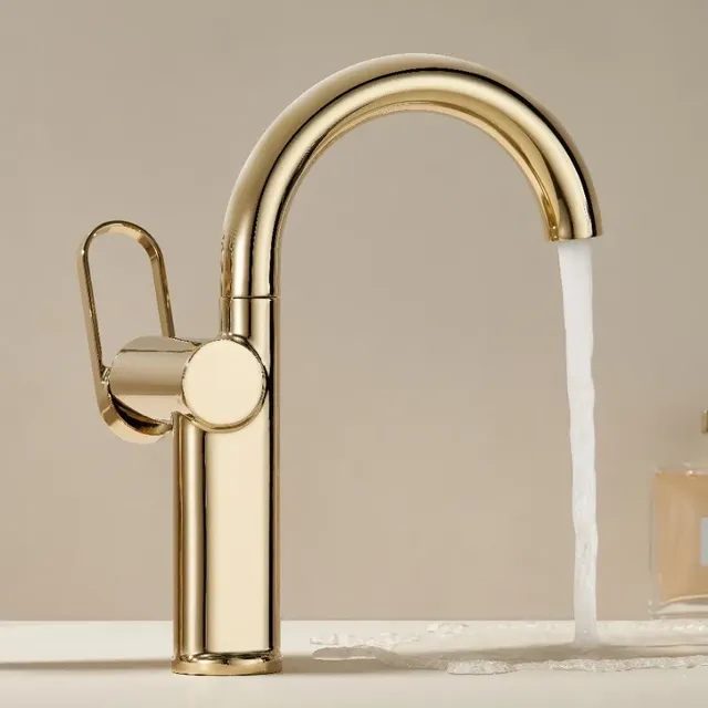 Bec pivotant grand robinet De salle De bains mélangeur… – vue 3