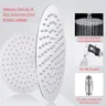 Pommeaux de douche cascade Ultra-fin en acier inoxydable – vue 2