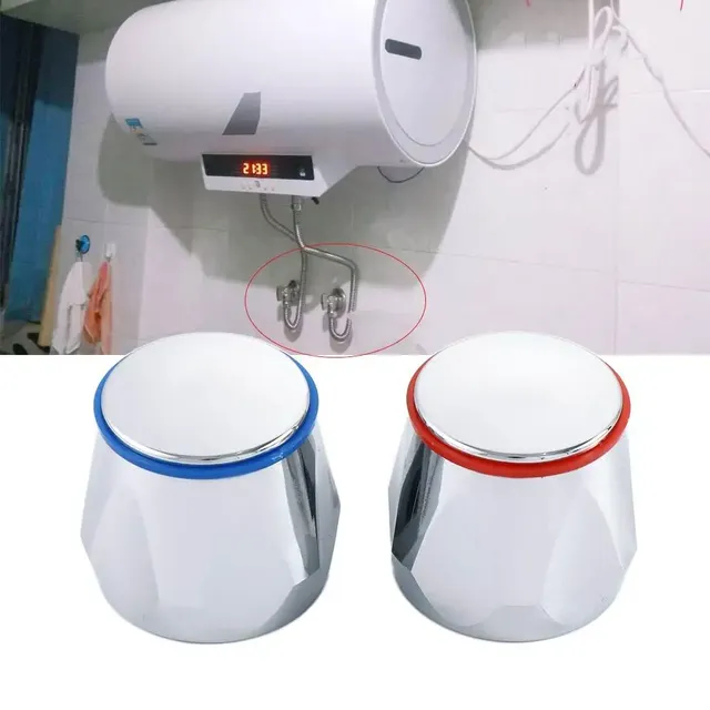 Gadget bouton rouge + bleu lavabo cuisine salle de bains… – vue 4
