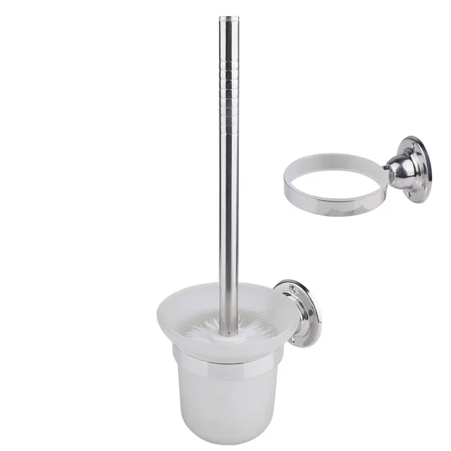 Brosse toilette murale acier inoxydable manche longue… – vue 5