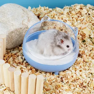 Poignée de baignoire transparente pour hamster