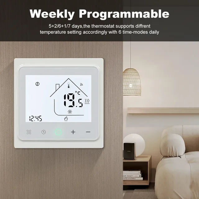 Thermostat WiFi intelligent Tuya pour chauffage… – vue 4