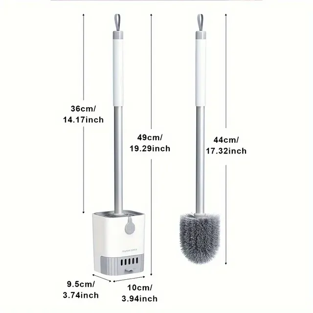 Ensemble de brosses de toilette murales de qualité… – vue 6