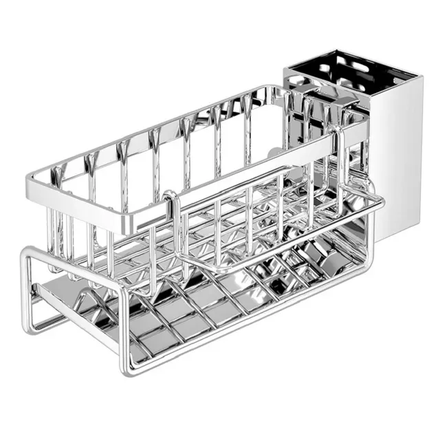 Organisateur d'évier de cuisine en acier inoxydable – vue 2