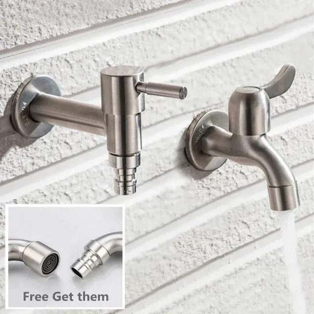Robinet de jardin extérieur brossé en acier inoxydable 304 – vue 3