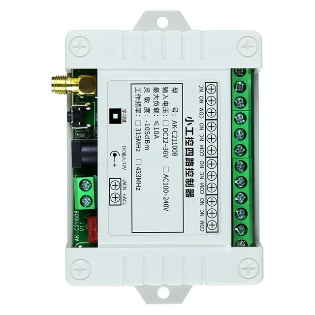 Maison intelligente DC 12V 24V 36V10A 4CH relais… – vue 4