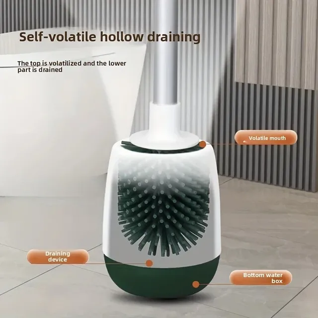 ​ Ensemble de brosses de toilette ventilées multifonctions – vue 3