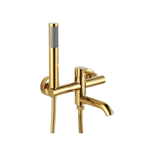 Robinet de baignoire 90 °   Robinet de bain rotatif, mitigeur d&rsquo;eau chaude et froide, mitigeur de baignoire, poignée unique, remplissage de baignoire de salle de bains en laiton