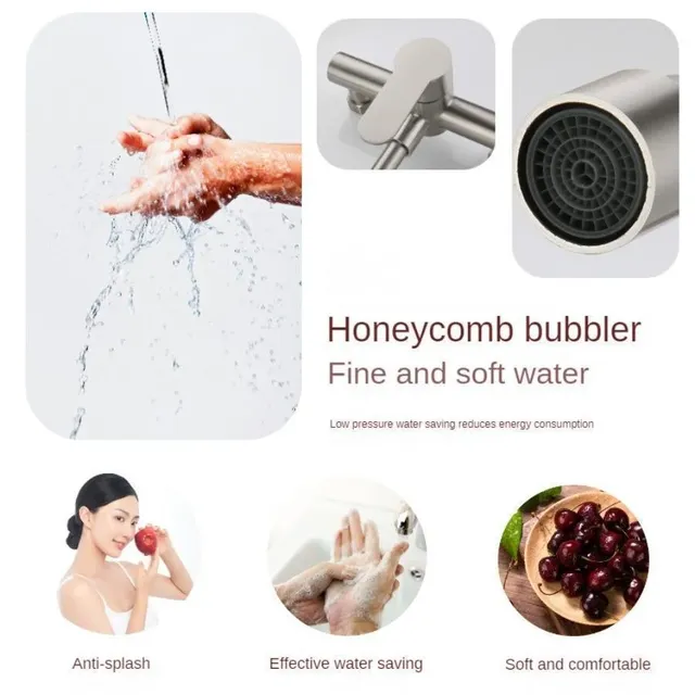 Robinet cuisine mural mélangeur monocommande inox acier… – vue 3