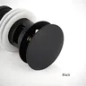 Bonde lavabo mécanisme clic clac laiton finition noir… – vue 5